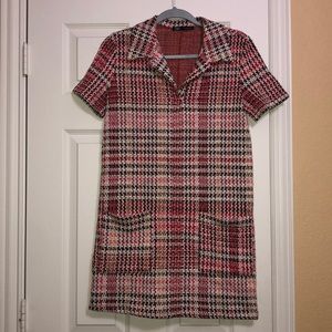 COPY - 5 for $20! Zara Pink Plaid Dress